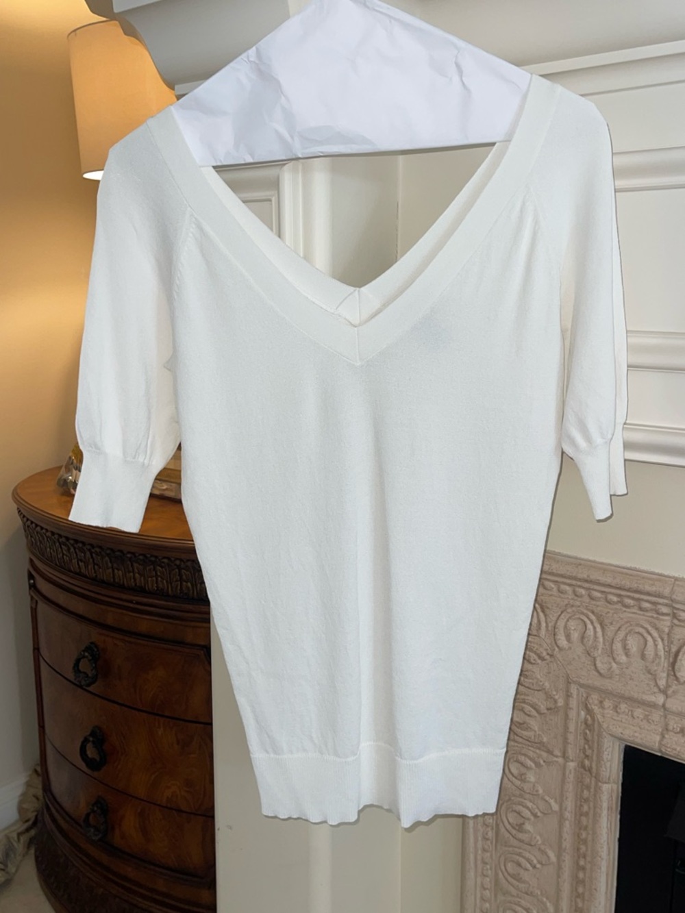 Banana Republic shirt sleeve sweater knit v neck